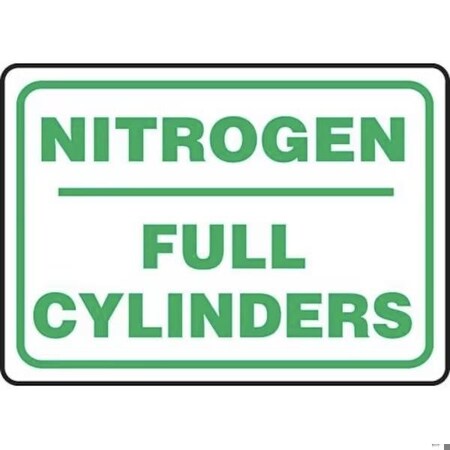 Accuform SAFETY SIGN NITROGEN  FULL MCPG571VS MCPG571VS